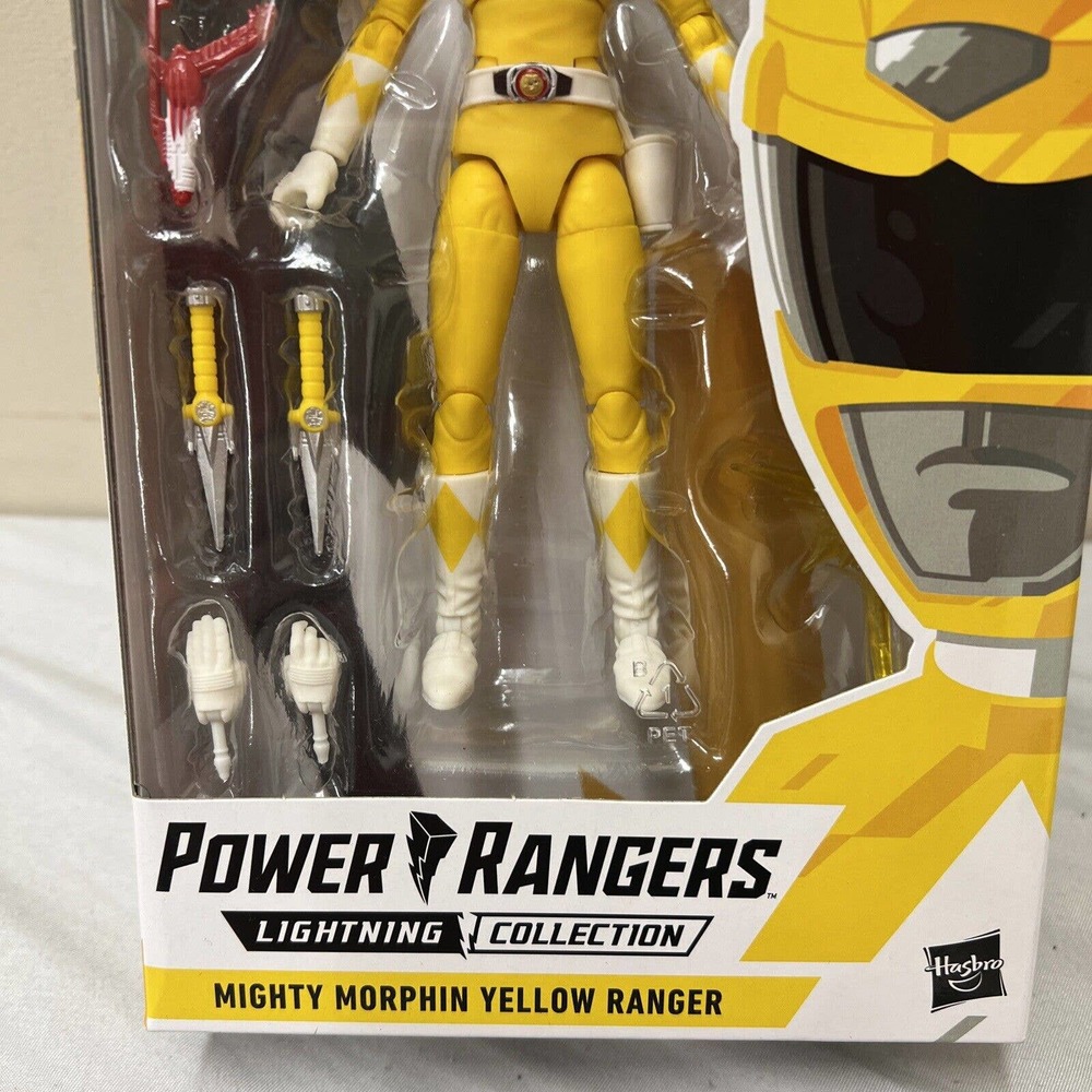Power Rangers Lightning Collection Mighty Morphin Yellow Ranger Trini Charity FS - Picture 8 of 11